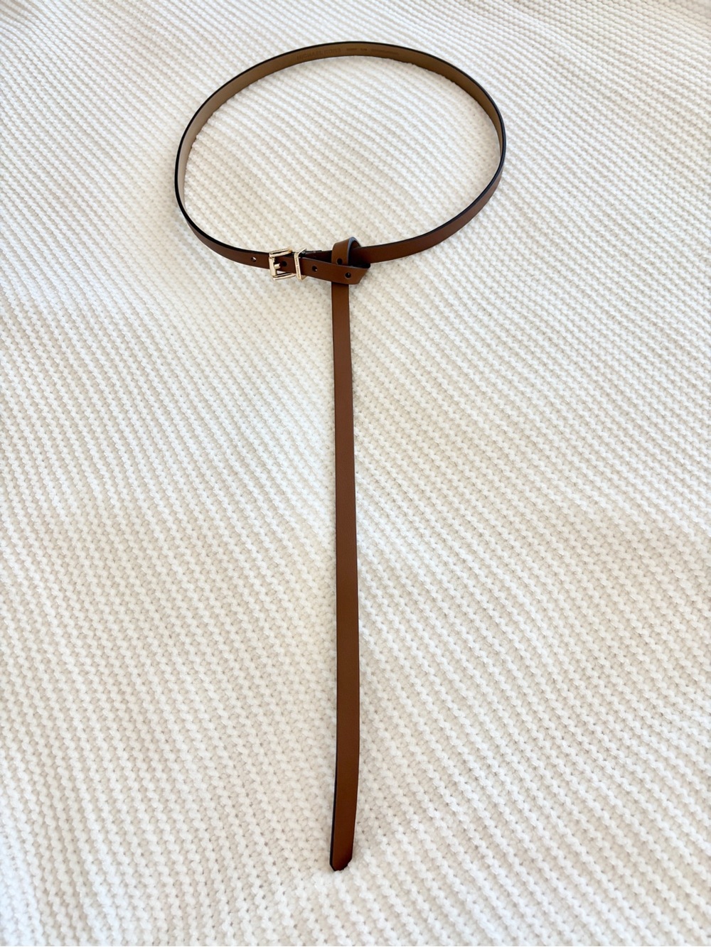 Michael Kors Extra Long Leather Belt